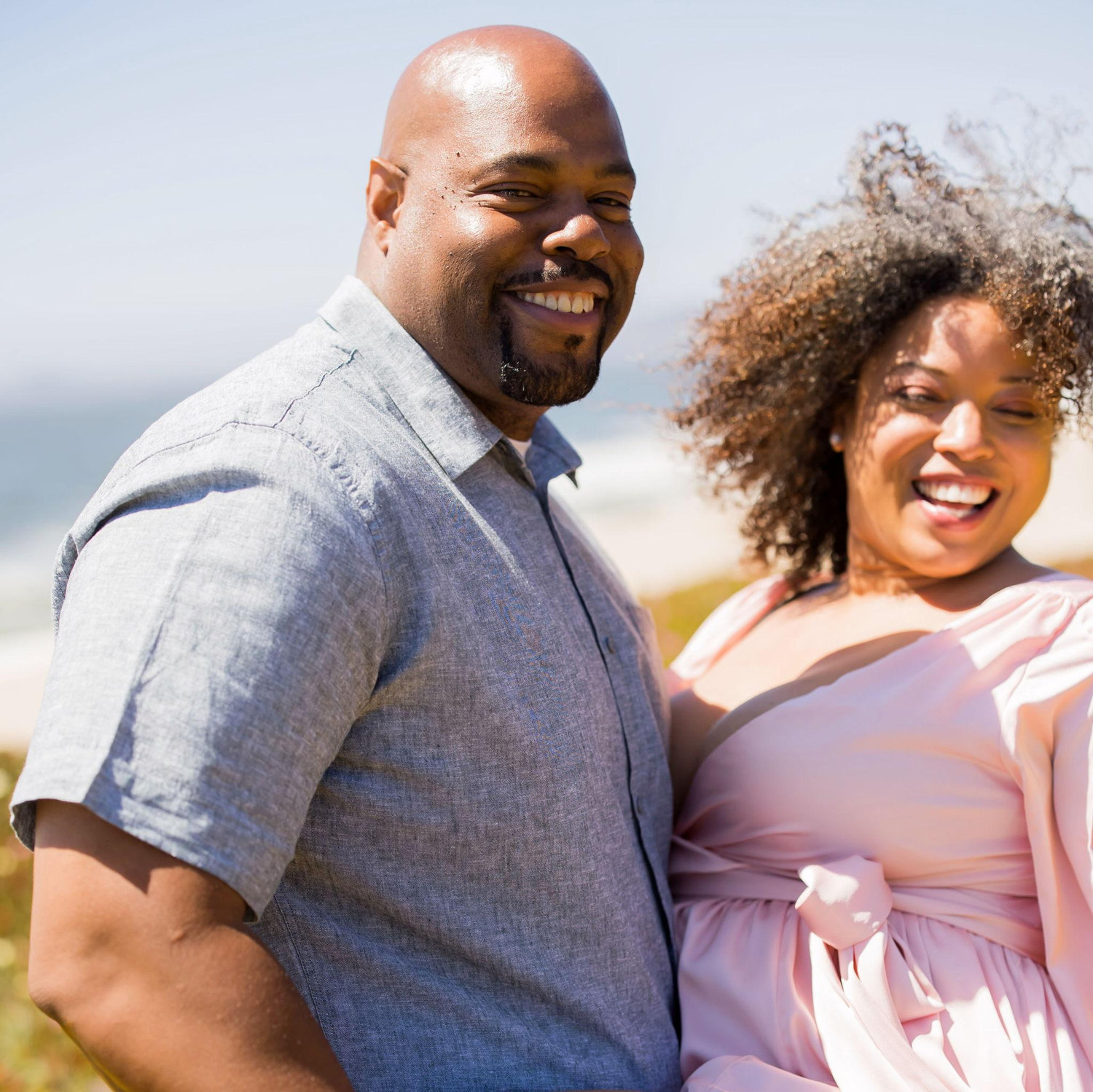Engagement photos in Half Moon Bay