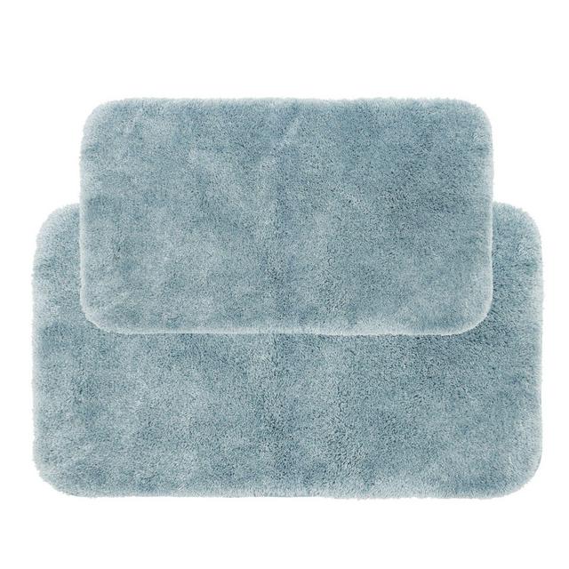 Nestwell™ Performance 2-Piece Bath Rug Set in Blue Fog