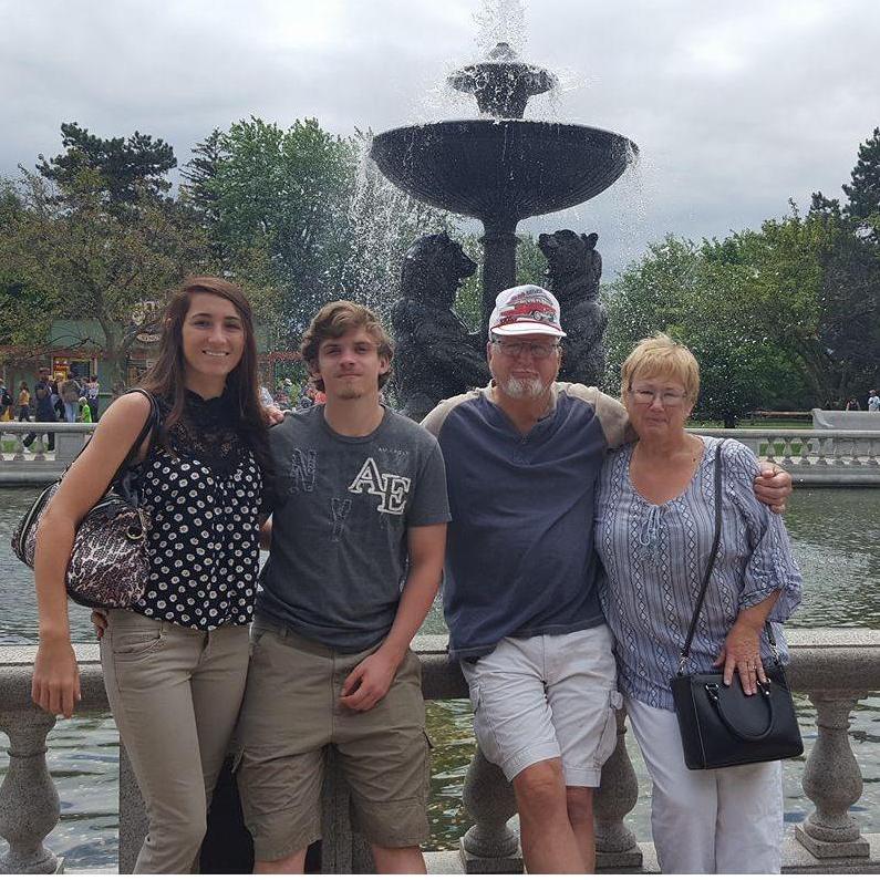 Detroit Zoo July 2017  with the Bride's grandparents