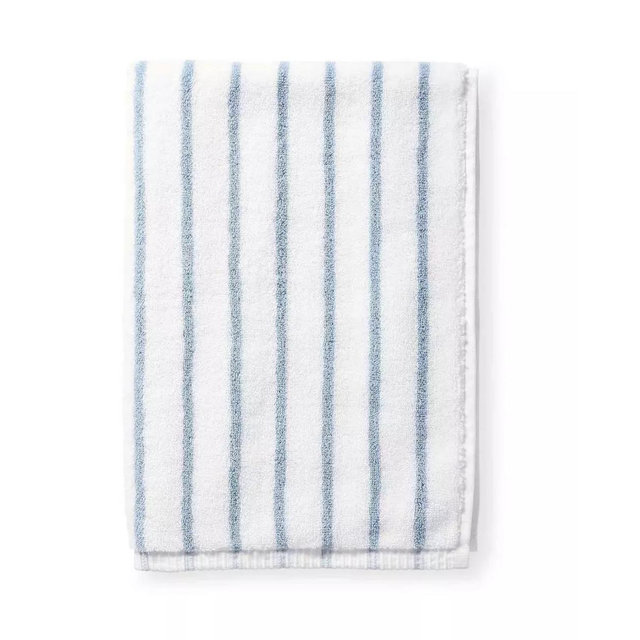 Sonoma Stripe Turkish Cotton Essential Set- Sky Blue