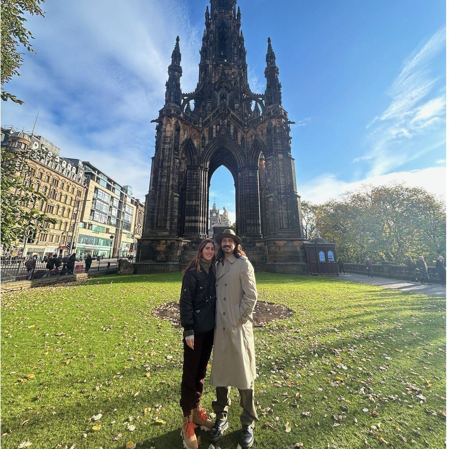St Andrews square in Edinburgh.