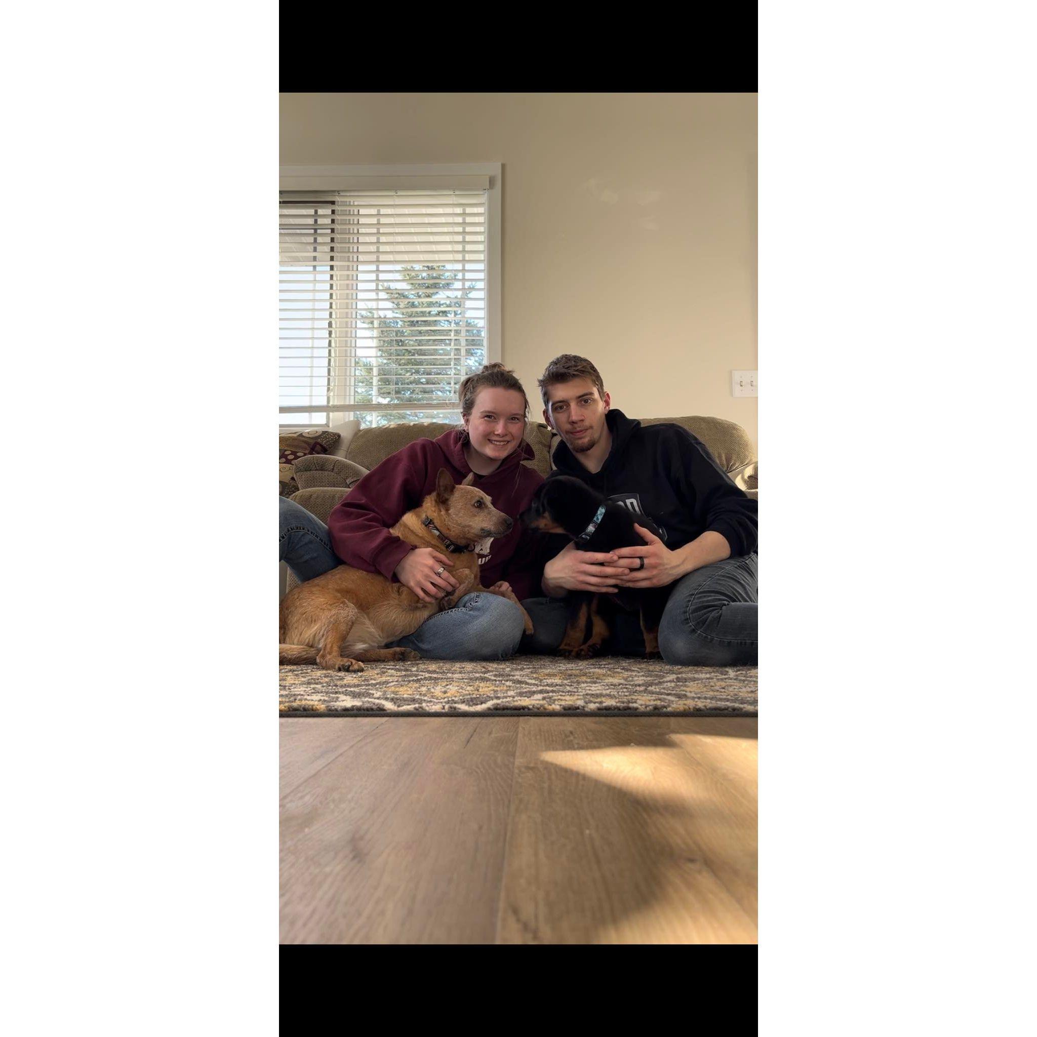 Our first home and second dog!