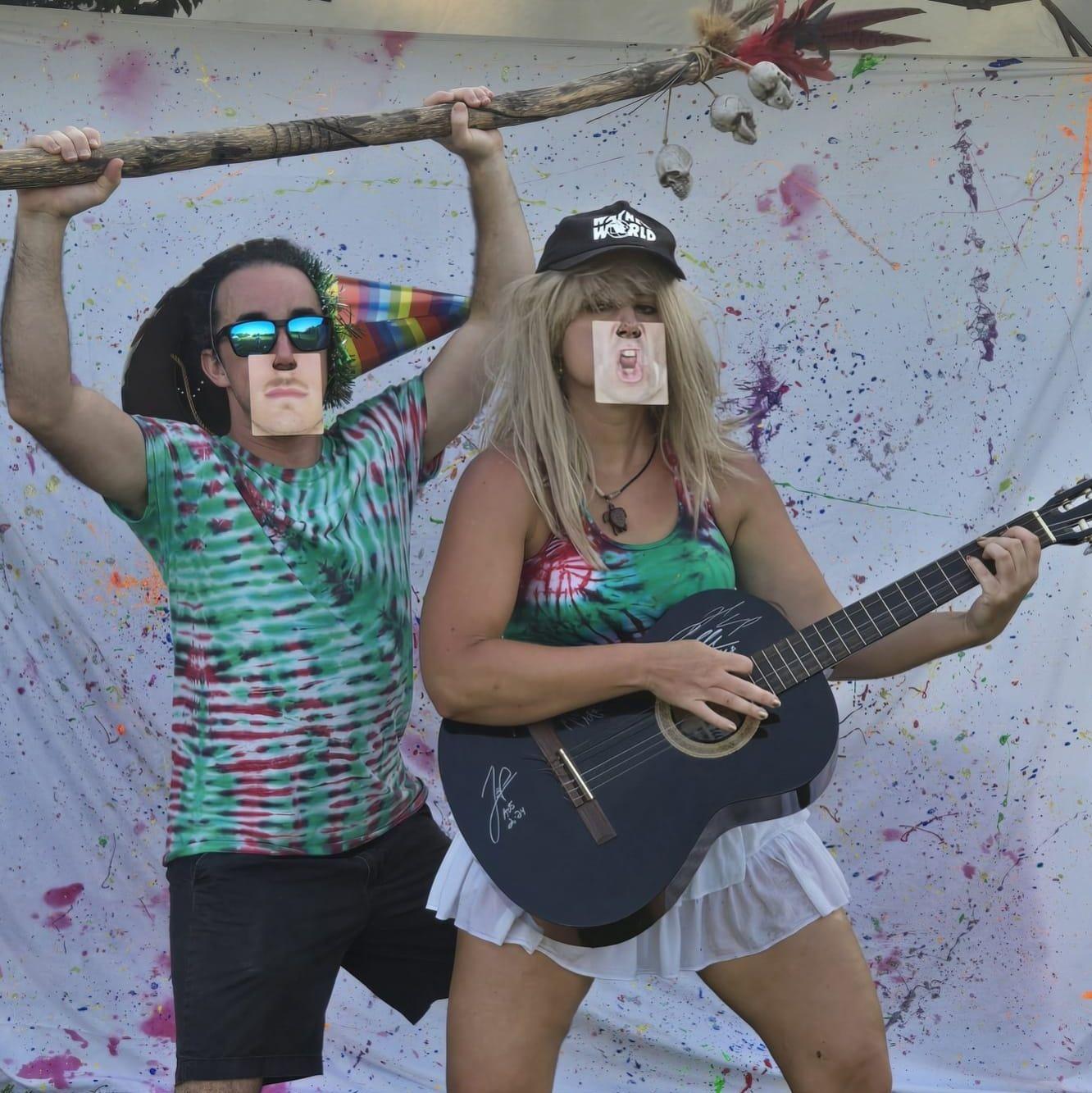 2024: Just a couple of goons. Christmas in July party at the Walljasper Compound.