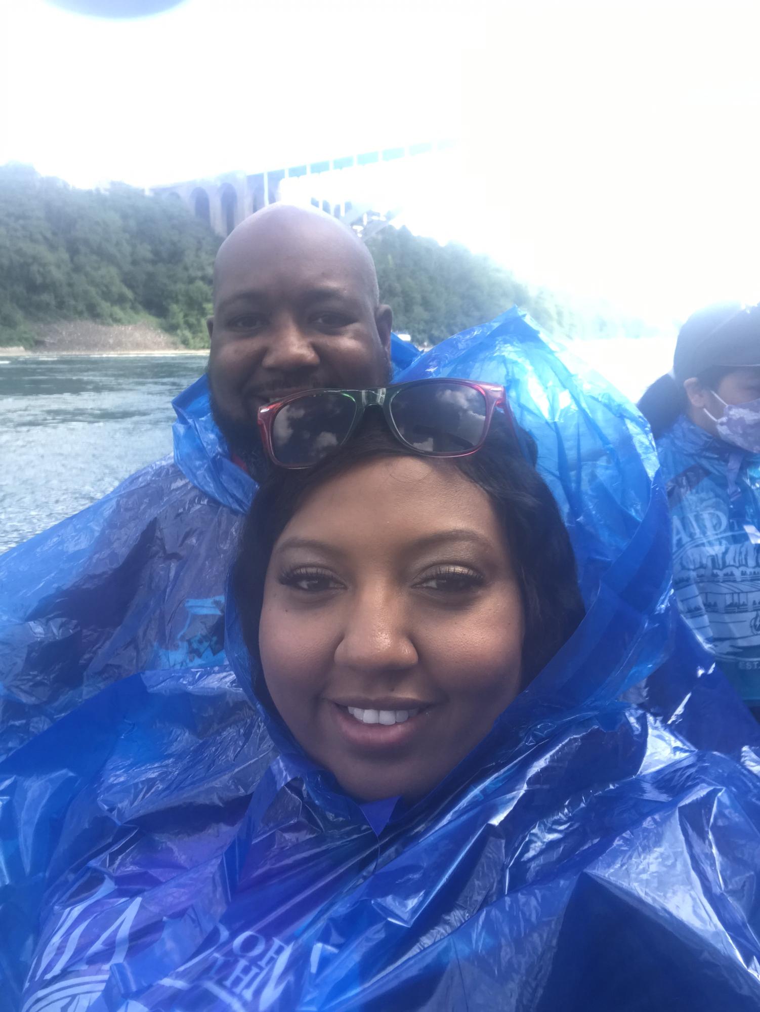 Niagra Falls. Steve got soaking wet