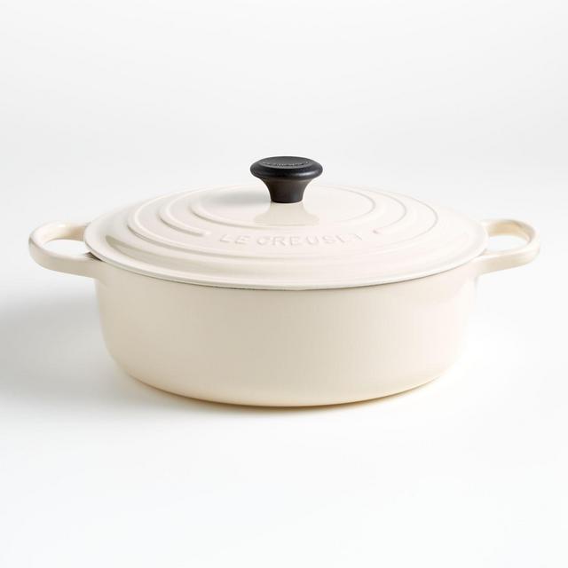 Le Creuset ® Signature 6.75-Qt. Cream Round Wide Oven