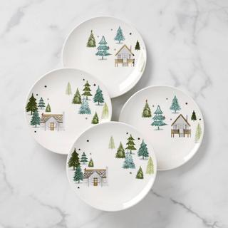 Balsam Lane Cabin Accent Plate, Set of 4