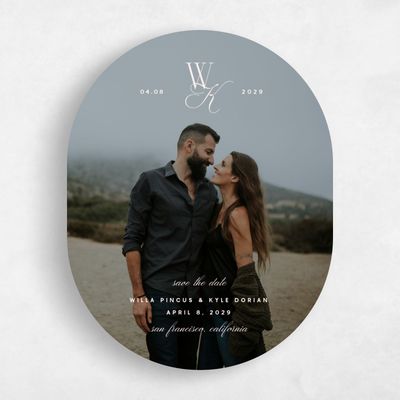 Lightest Blush, Pink Wedding Save the Date - Lux Photo