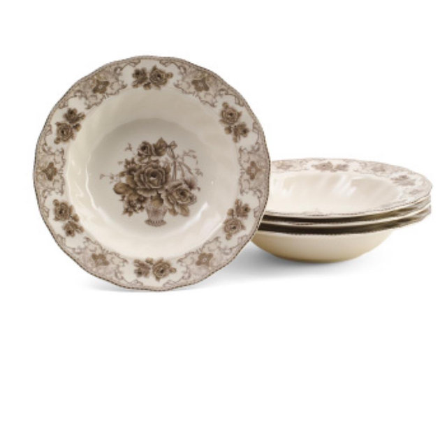 4pk Floral Soup Plates | Kitchen & Dining Room | Marshalls