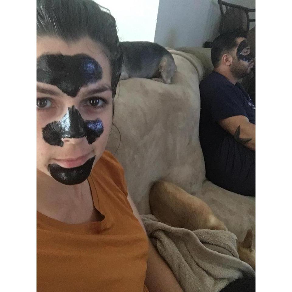 Couples that exfoliate together, stay together.