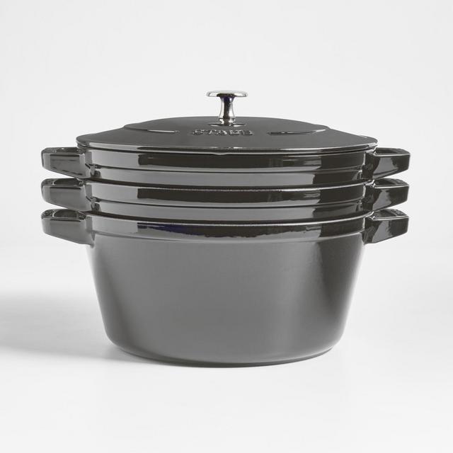 Staub ® Stackable Graphite 4-Piece Cookware Set