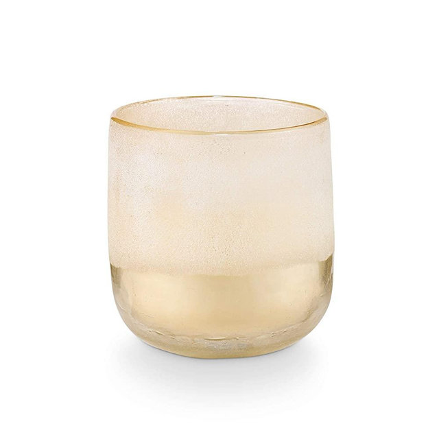 Illume Medium Mojave Glass, 13oz Soy Candle, Blush
