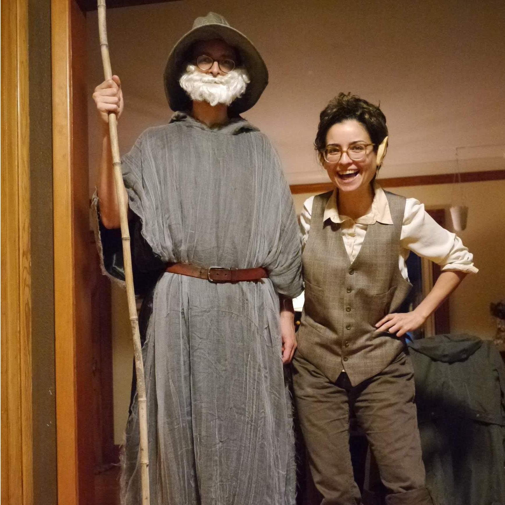 Bilbo and Gandalf!