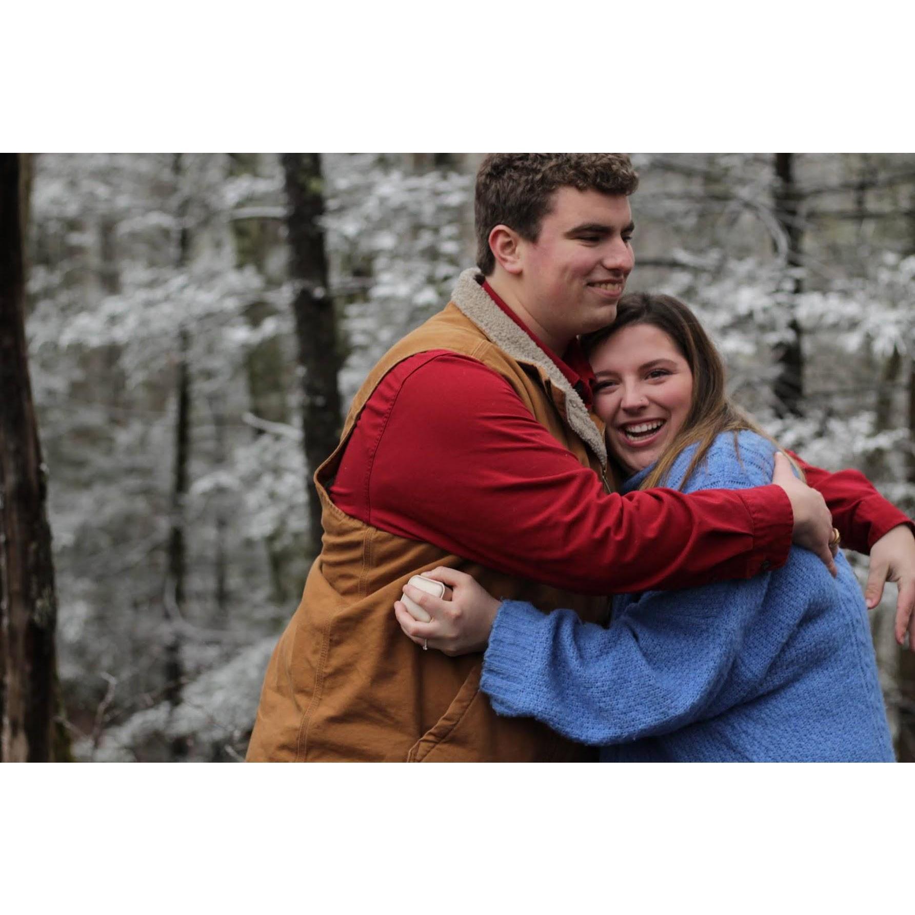 Where Ben asked Maddy to Marry him. December 17th, 2020.