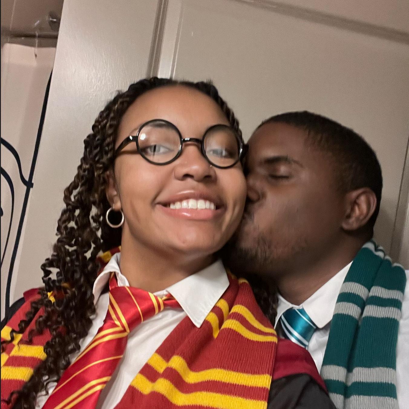 You’re a wizard 🪄:
After a long day, Kennedy surprised Bre with a wizard date, complete with Goblet of Fire and homemade butterbeer, because love deserves a little magic.
