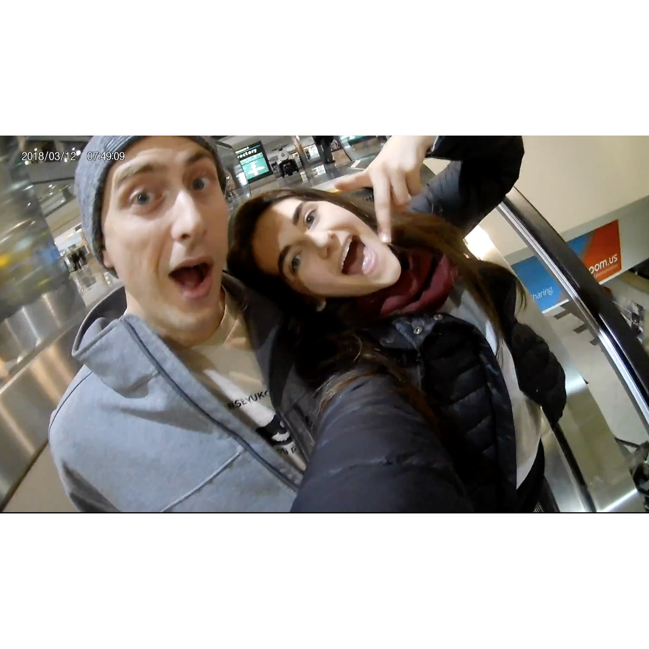 Spring Break 2018
In the airport, heading to CO