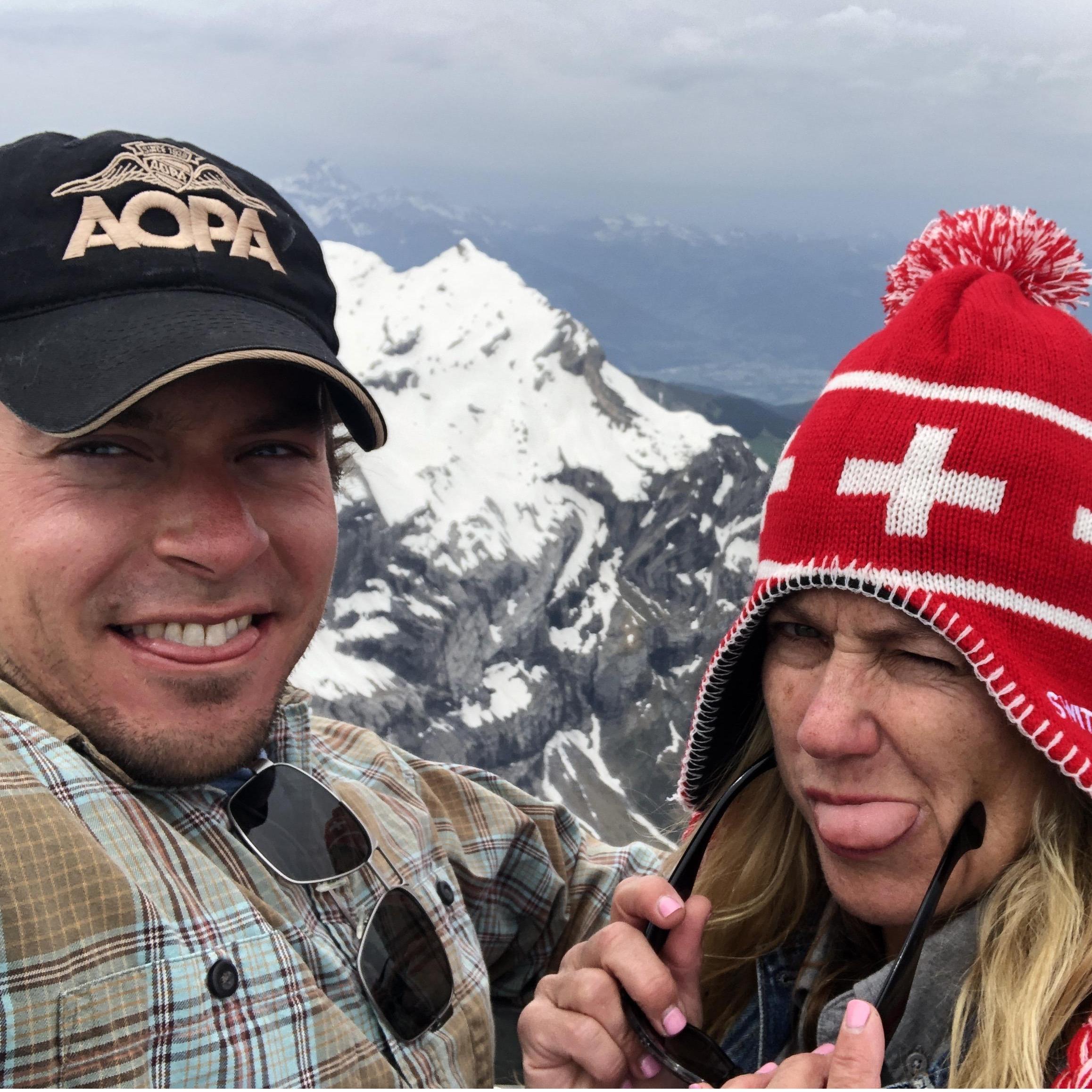 That face you make when you're in the Swiss Alps