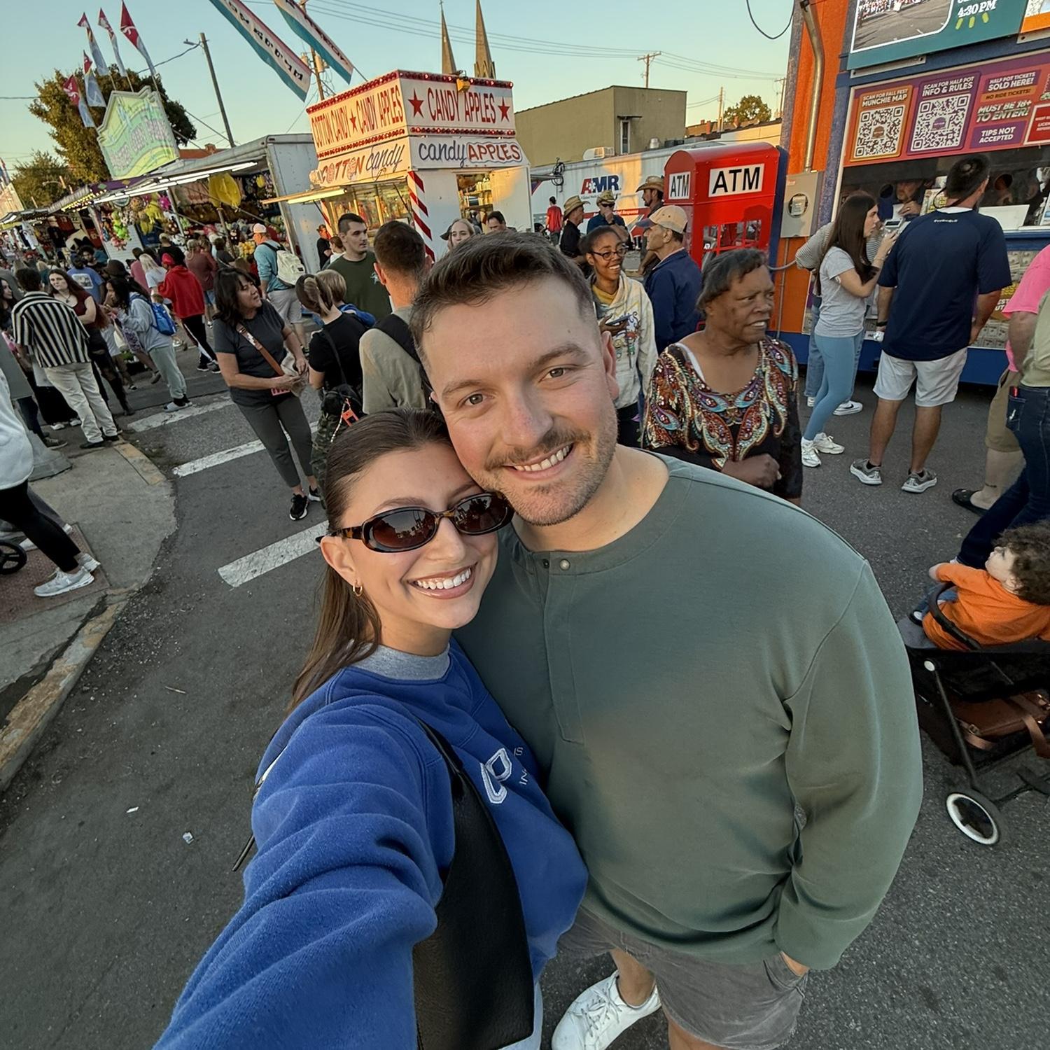 Our first fall festival together, October 2025