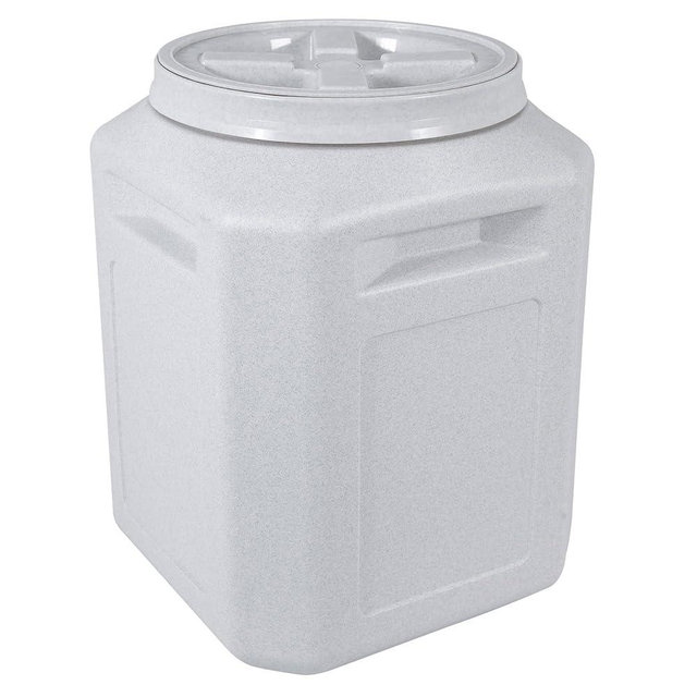 Gamma2 Gamma Seal Airtight Storage Bin - Wood, Pellet, Charcoal, and Food Container - Indoor or Outdoor Utility Bucket - BPA-Free Plastic - Made in The USA - Fits up to 50 Pounds - 14" L x 20" H