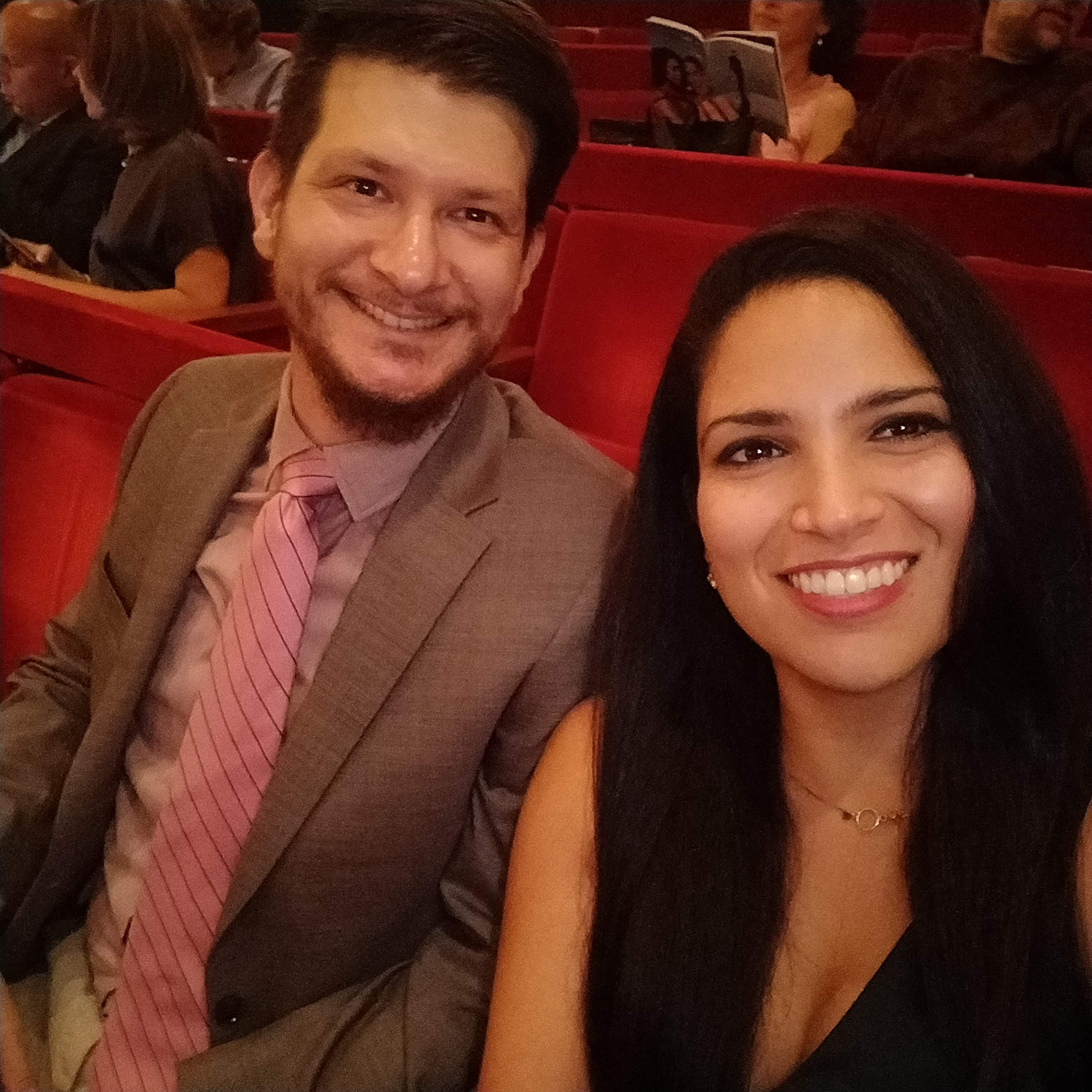 Met Opera was fun. Also, aren't we gorgeous?