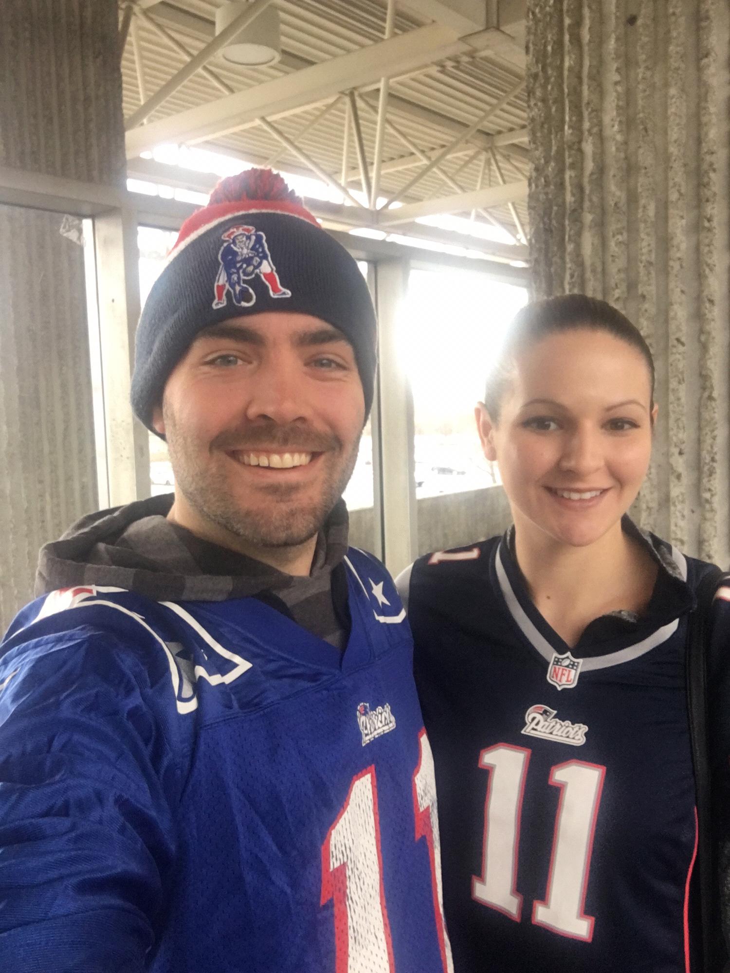 Marta station on the way to the Superbowl... sort of.