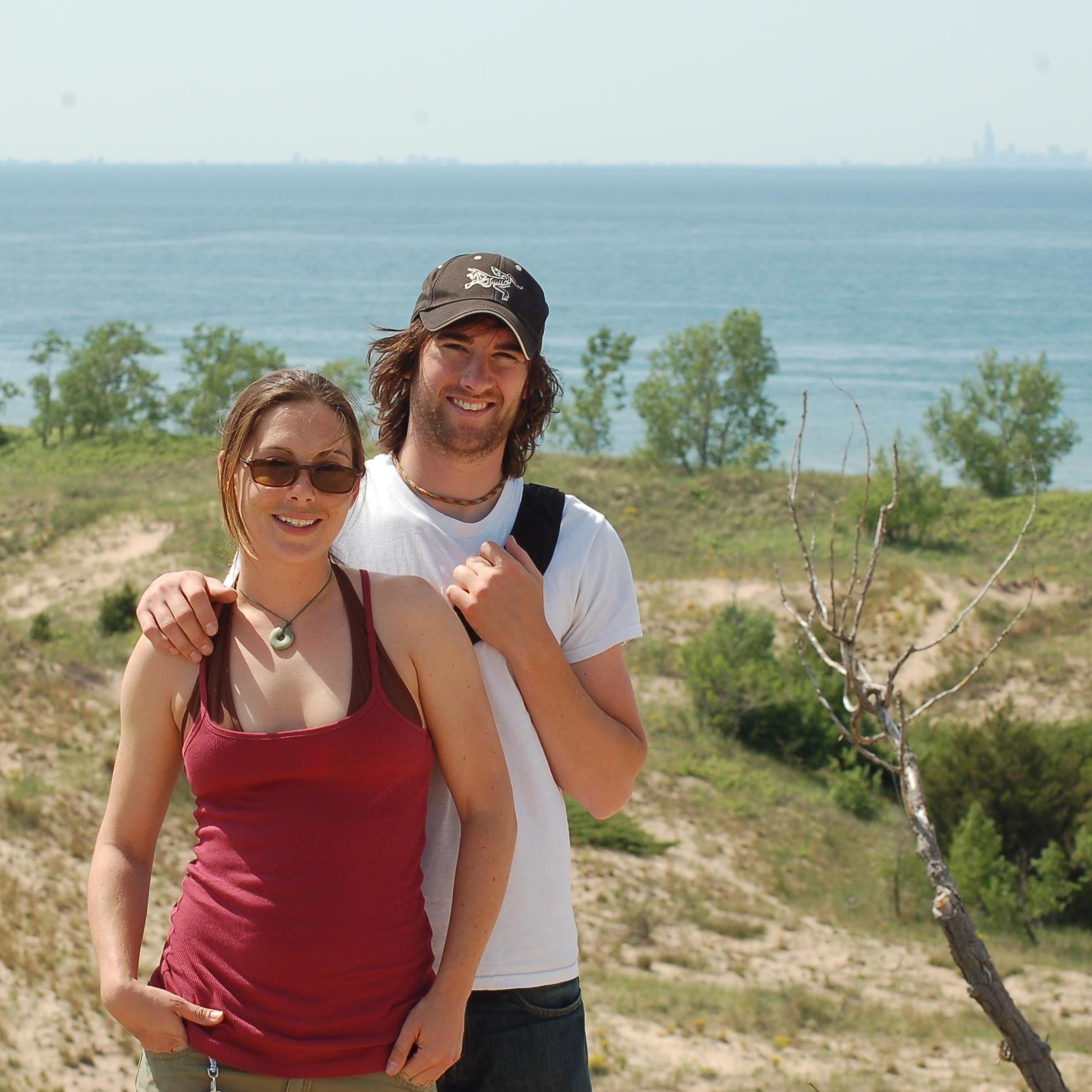 Indiana Dunes on way home from WROS show in Toledo, OH, 2007