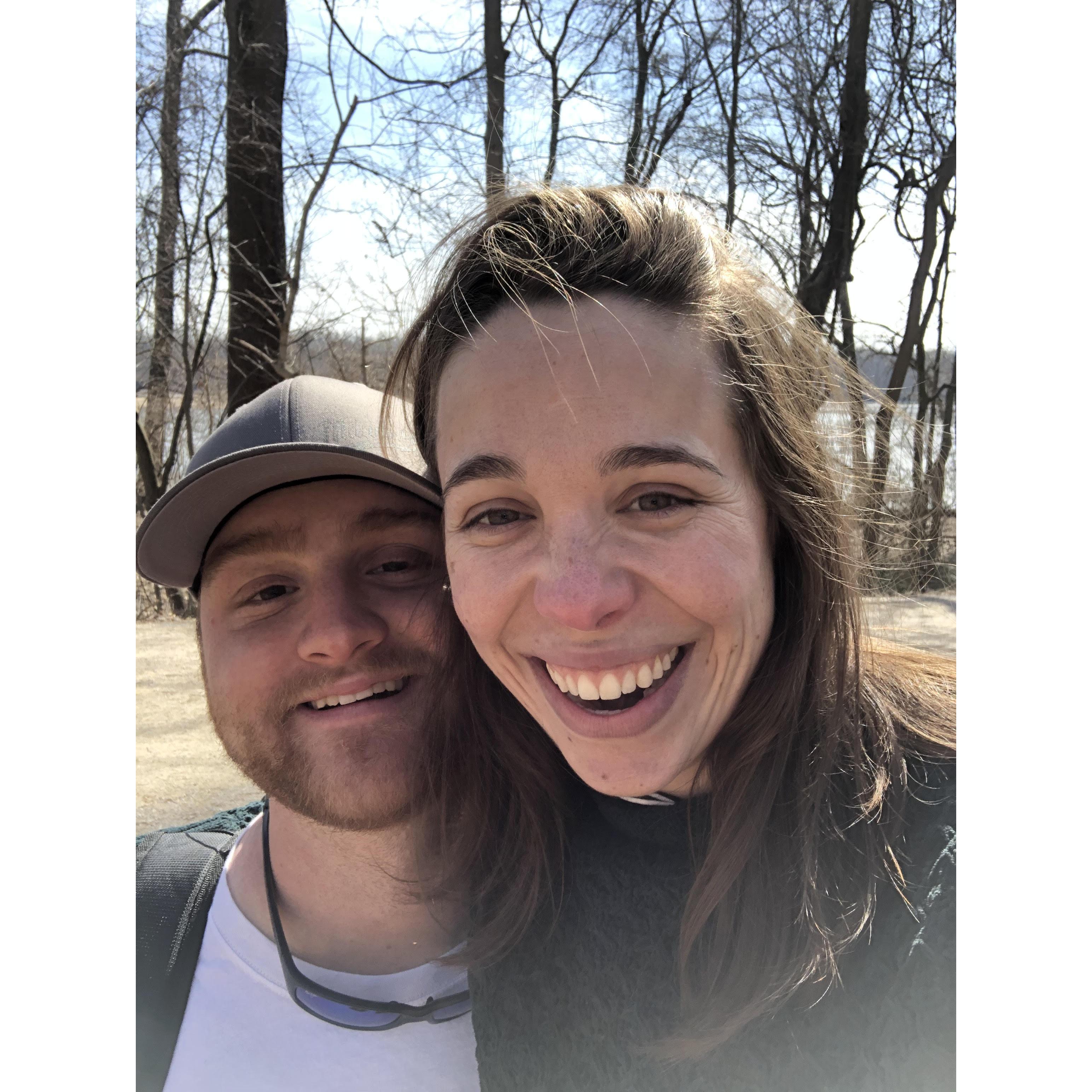 We went on a long bike ride when Jessica went up to visit Charles while he was working in St. Louis. (This was before Charles "ran out of pedals" and asked to call an Uber back to the car.)