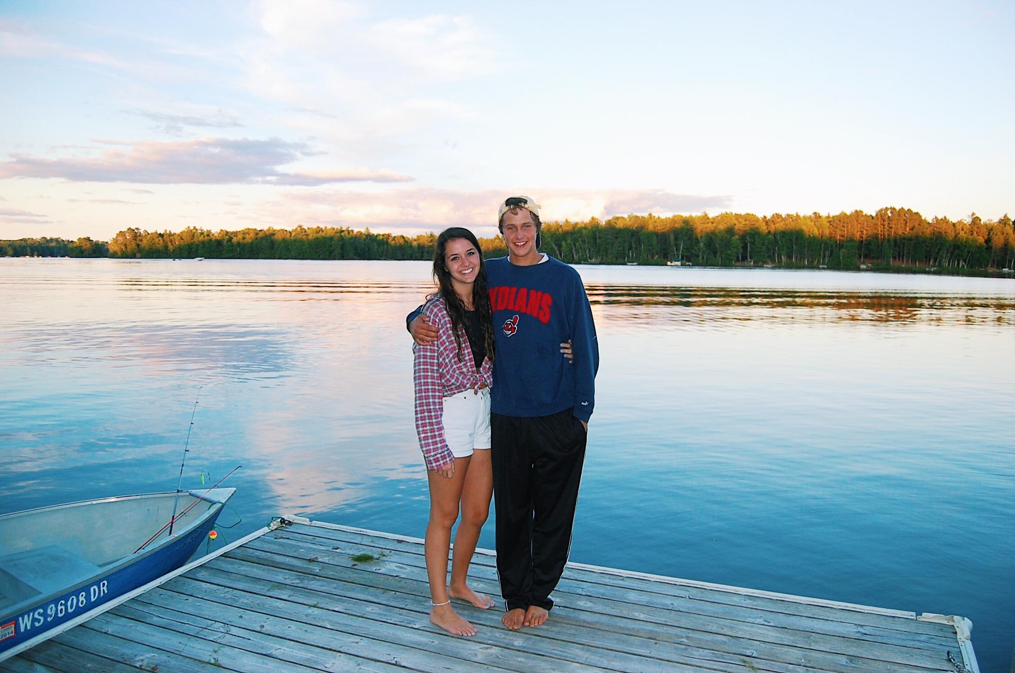 The dock on Found Lake, St. Germain, WI. A special place for the Keegan family and visitors.
