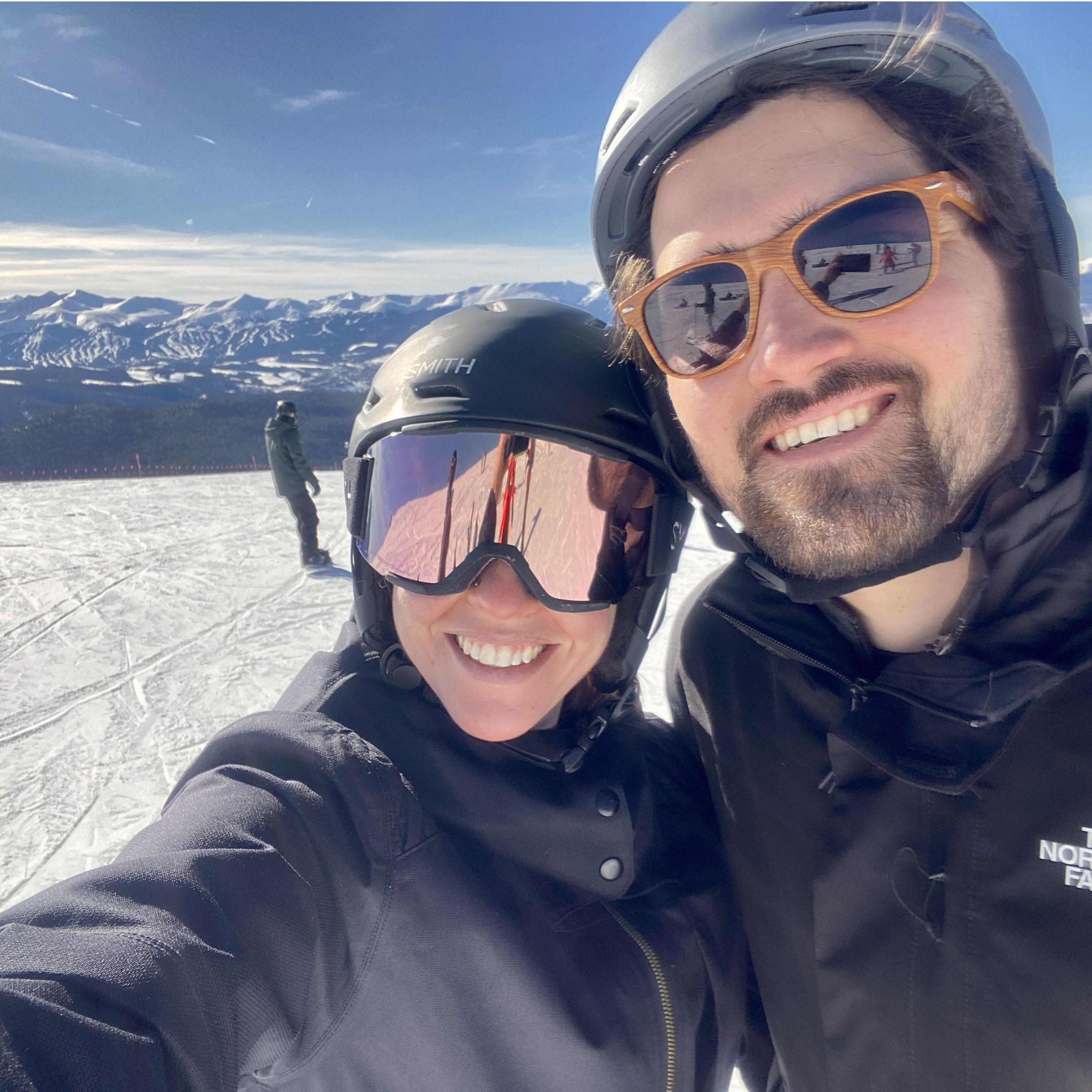 View of Breckenridge Ski Resort from Keystone Ski Resort | Keystone, CO