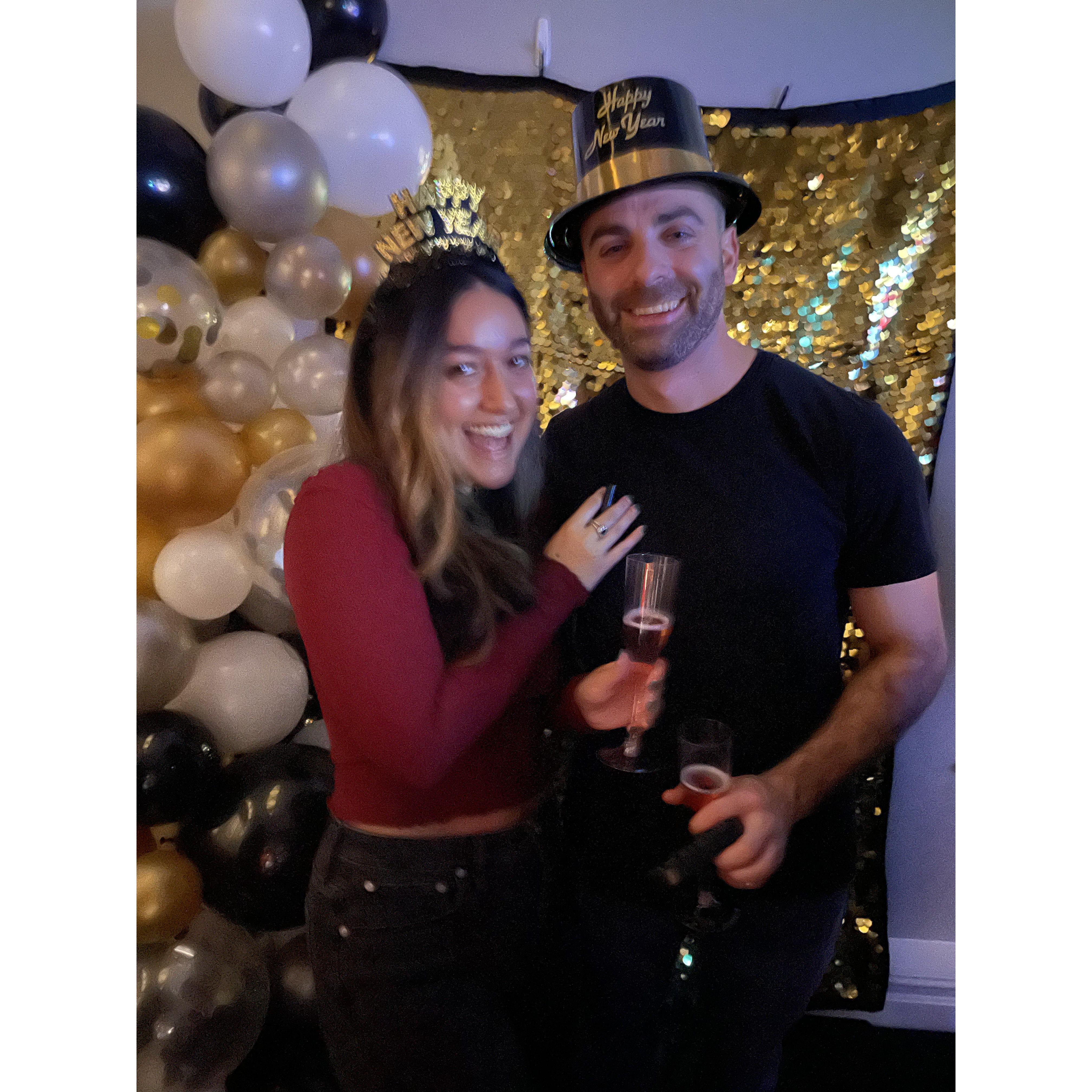 NYE at Monique's cousin's house