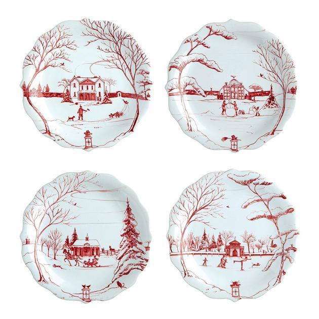Juliska Party Plate Set of 4, Country Estate