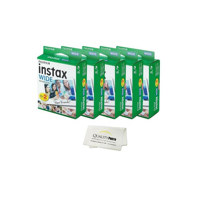 Fujifilm instax Wide Instant Film 10 Pack for use with Fujifilm instax Wide 300, 200, and 210 cameras