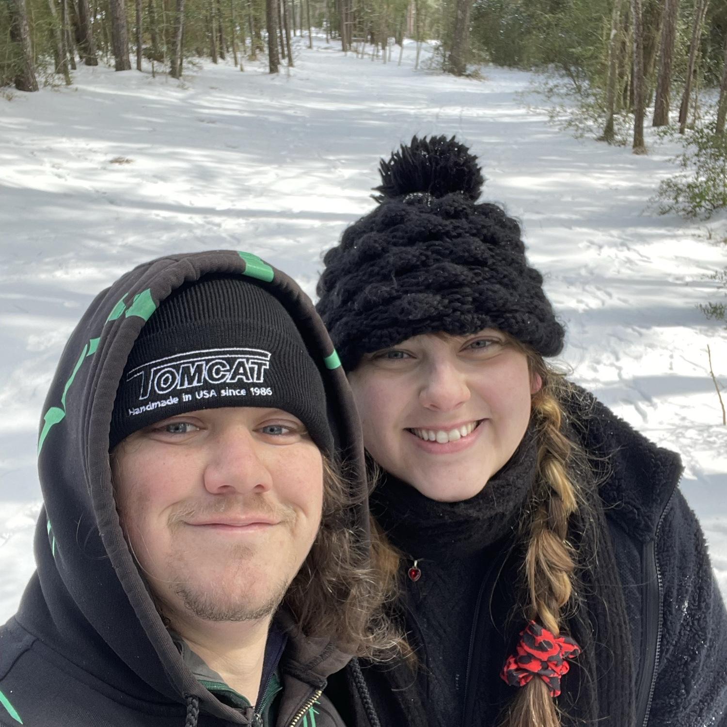 Snowmageddon 2021.. and we decided to go disc golfing!