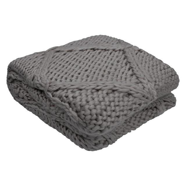 French Connection Claire 50" x 60" Decorative Throw Blankets