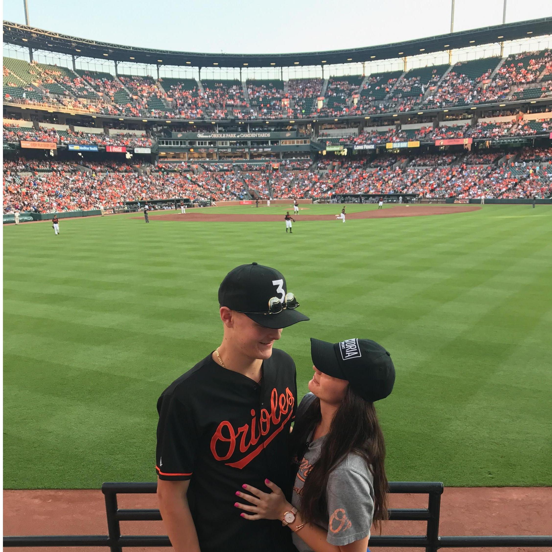 Alexis’ first time in Baltimore and seeing Camden Yards