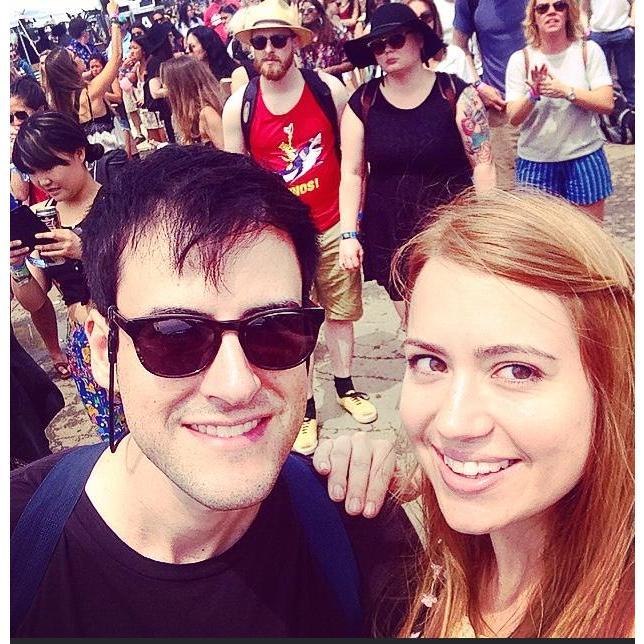 Governors Ball 2015 watching Dan's favorite artist Bjork.