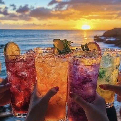 Sunset Drinks on the Beach!