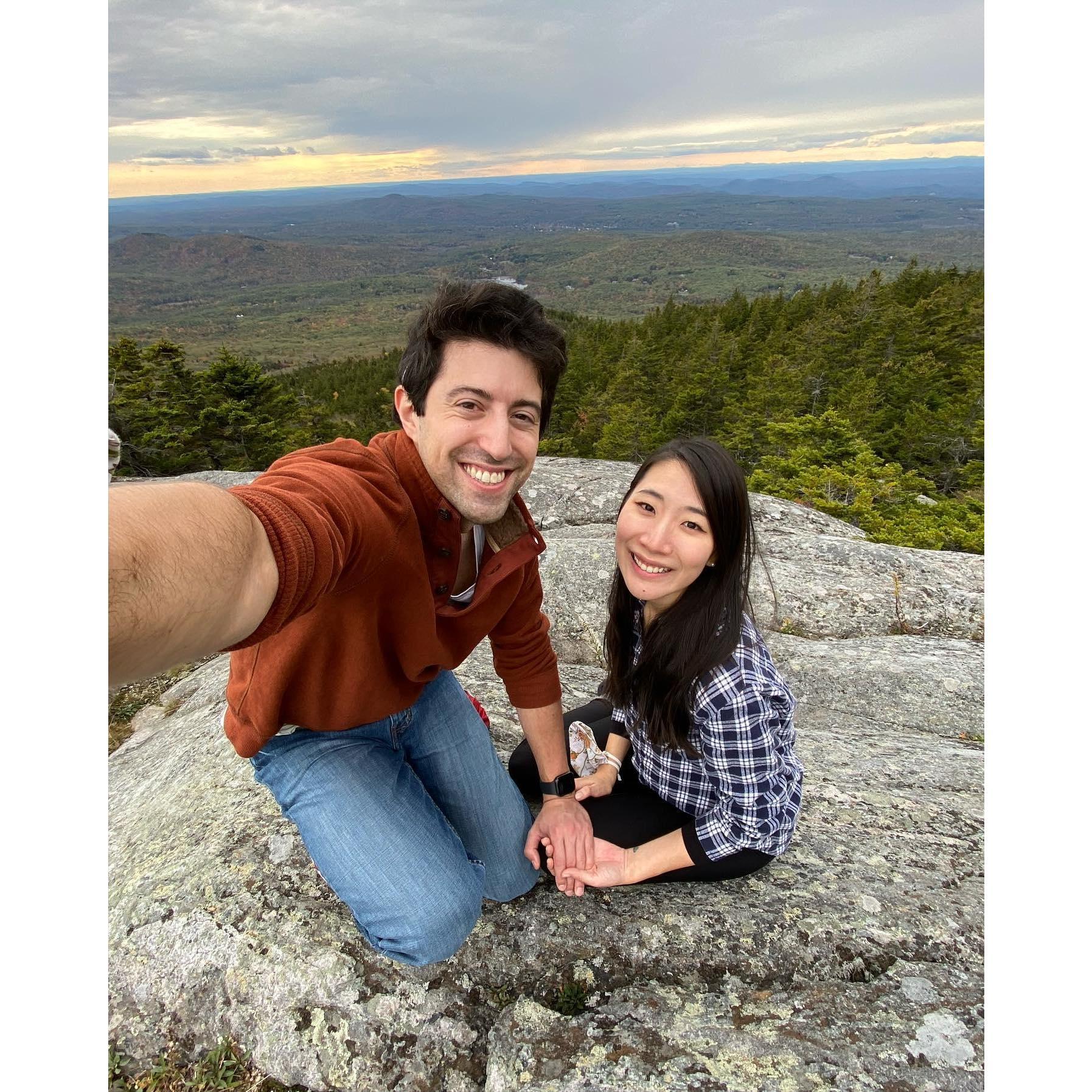 Our first hike together.