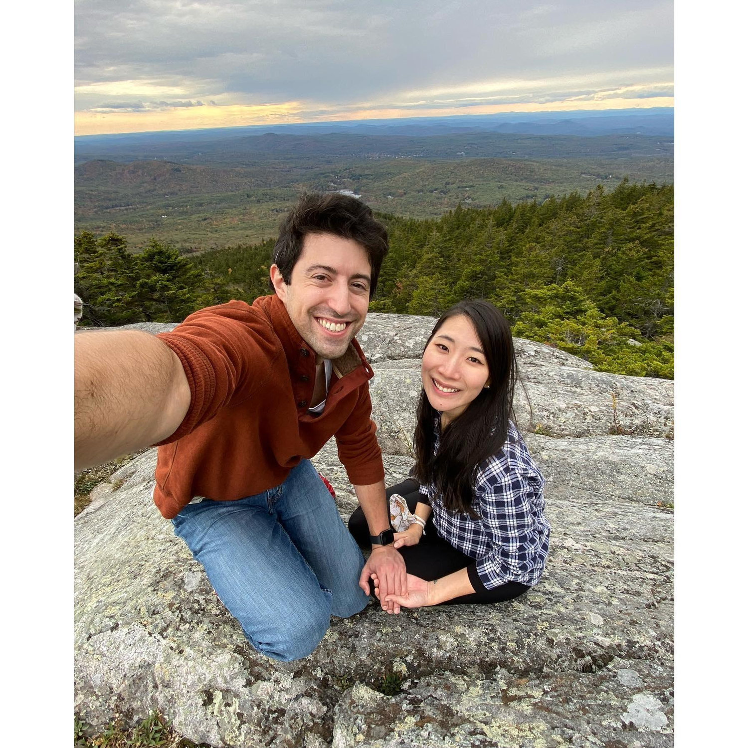 Our first hike together.