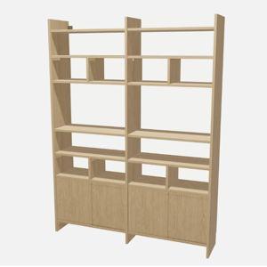 Custome LÅDMAKARE bookcase