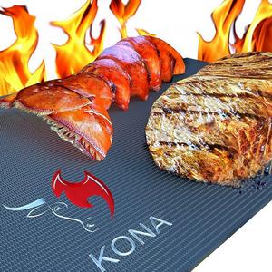 Nickle's Arcade LLC - KONA Best BBQ Grill Mat - Heavy Duty 600 Degree Non-Stick Mats (Set of 2) - 7 Year Warranty