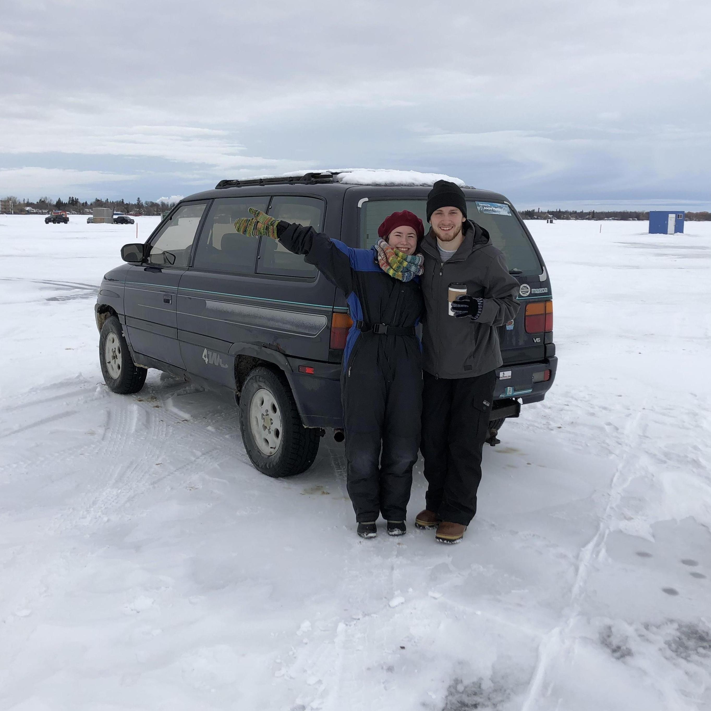 Road tripping to Manitoba - Ice fishing 🎣