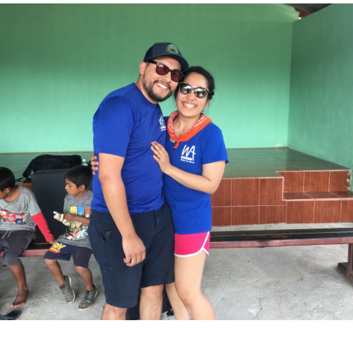 My favorite trip we have done is when we traveled to Guatemala together to serve.

Mi viaje favorito que hemos hecho es cuando viajamos a Guatemala juntos para servir.