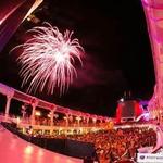 FIREWORKS AT SEA
