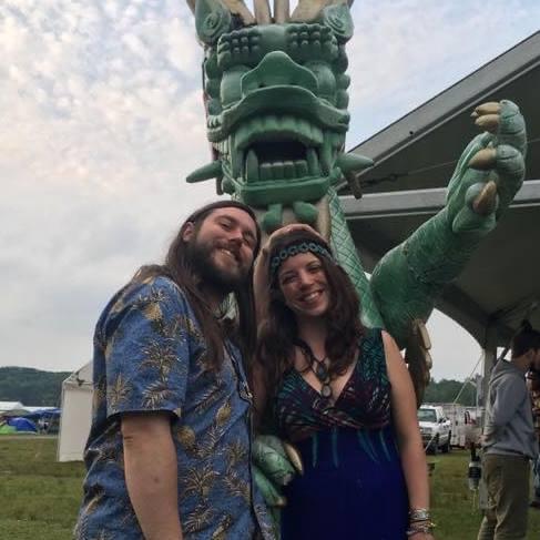 The dragon at Disc Jam