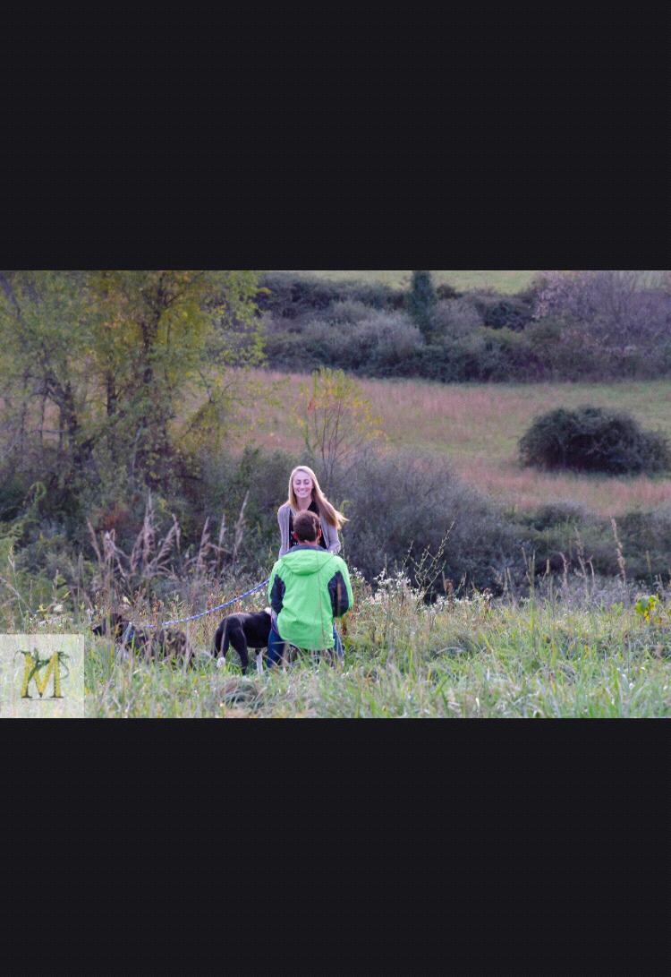 10/21/2017 Kendall proposed to Caroline during a walk through Heritage Park in Blacksburg, VA