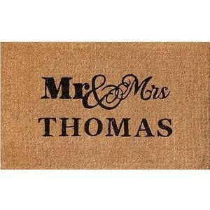 Mr. and Mrs. Doormat, 22X36"