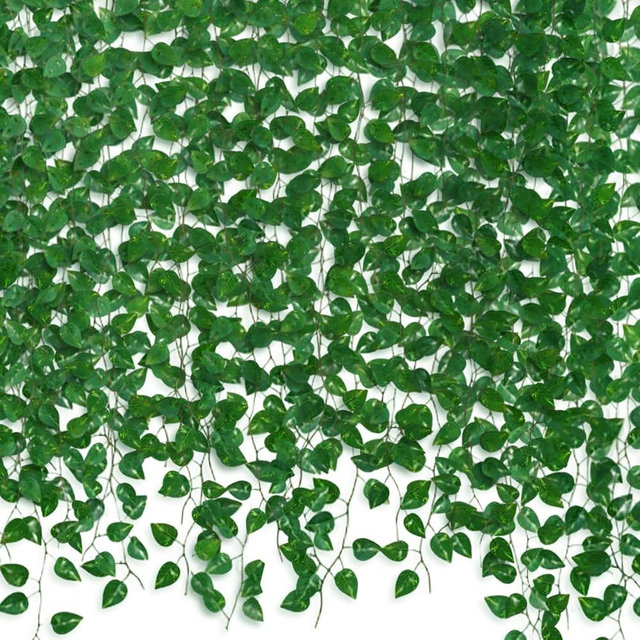 24 Pack 172Ft Fake Plants Artificial Vines for Room Decor, Faux Ivy Greenery Garland for Home Teen Girls Bedroom Living Aesthetic Farmhouse Dorm Wall Decoration, Wedding Easter Christmas Party Gift