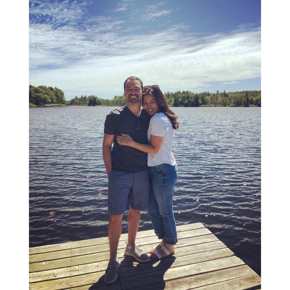 First time to Minocqua with our favorites Amanda and Dan Cirillo!