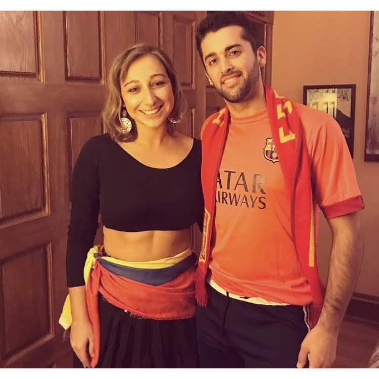 Our very first photo together! Halloween 2018 as Shakira and Pique