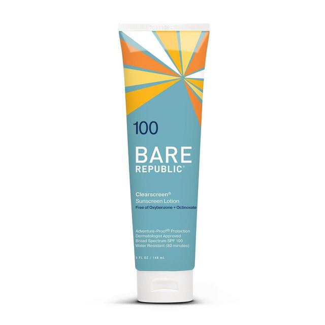 Bare Republic Clearscreen Sunscreen Lotion - SPF 100 - 5oz